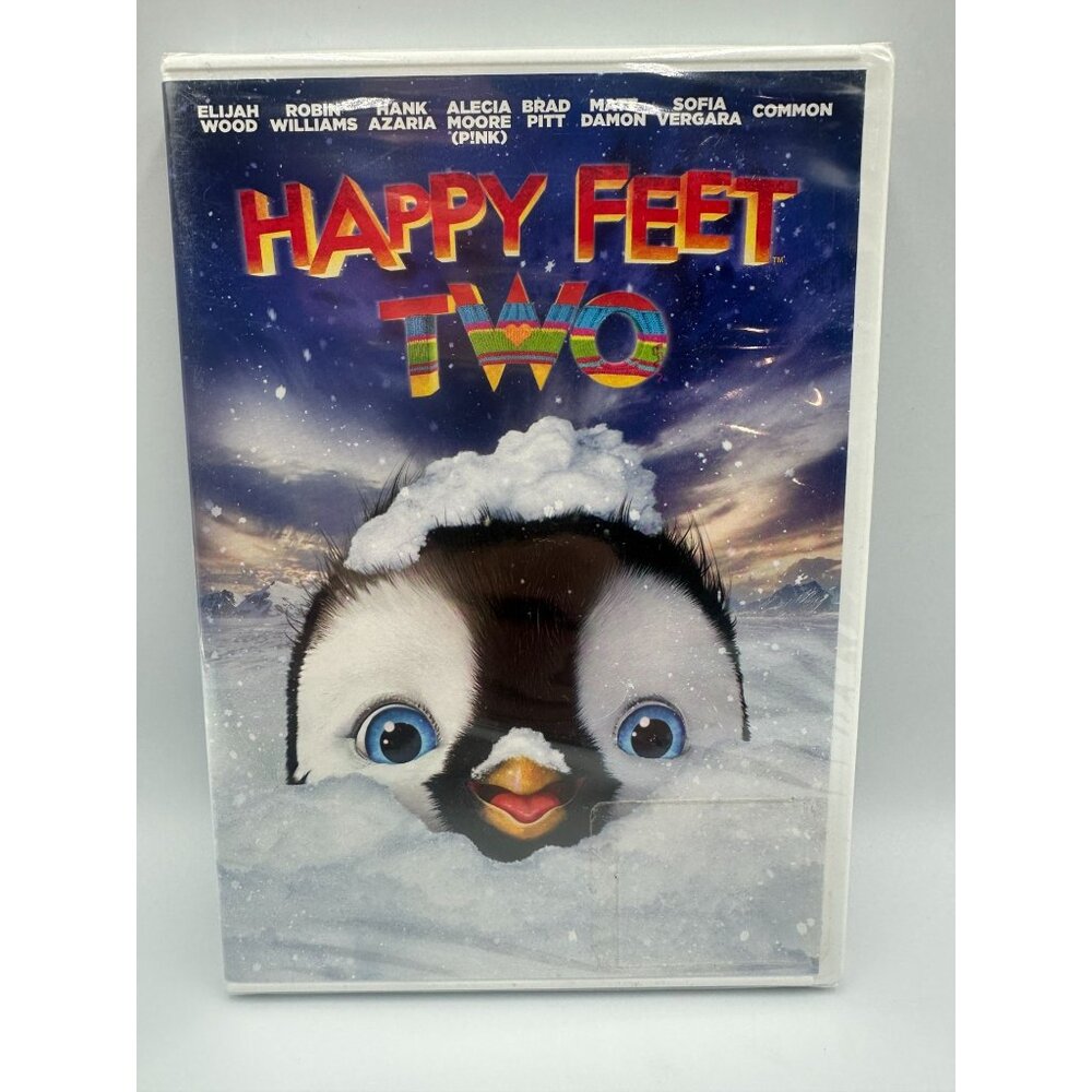 Happy Feet Two DVD 2011 Elijah Wood Robin Williams Warner Family Animated PG